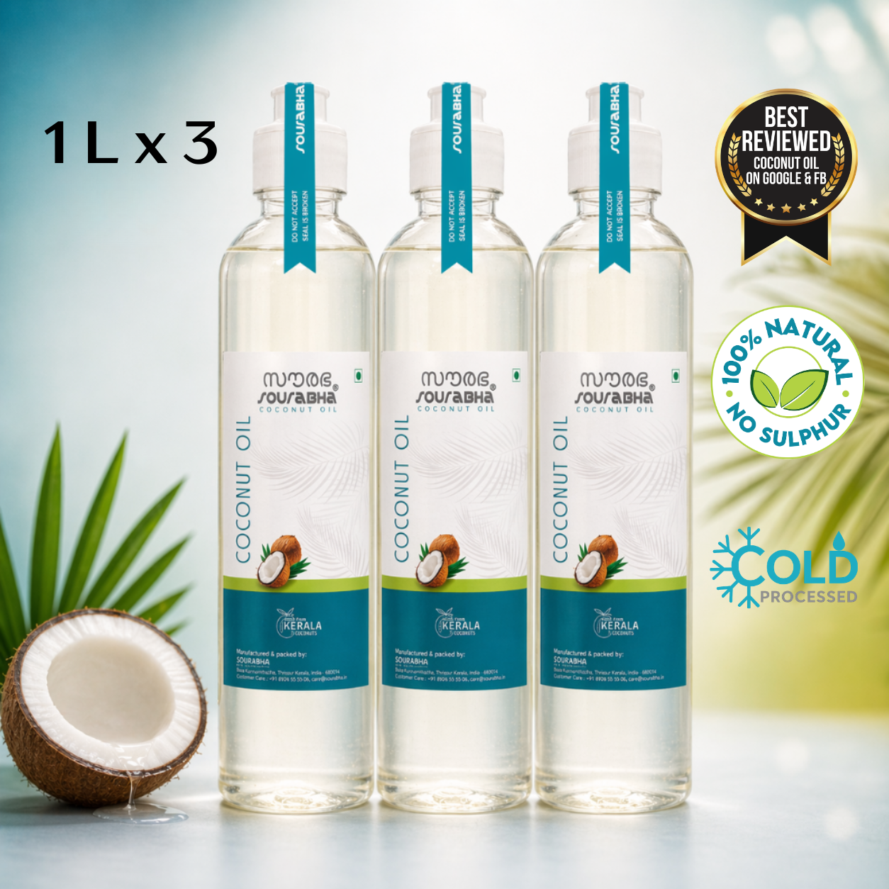 Pure Coconut Oil Value Packs